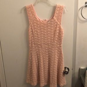 Pink lacy dress